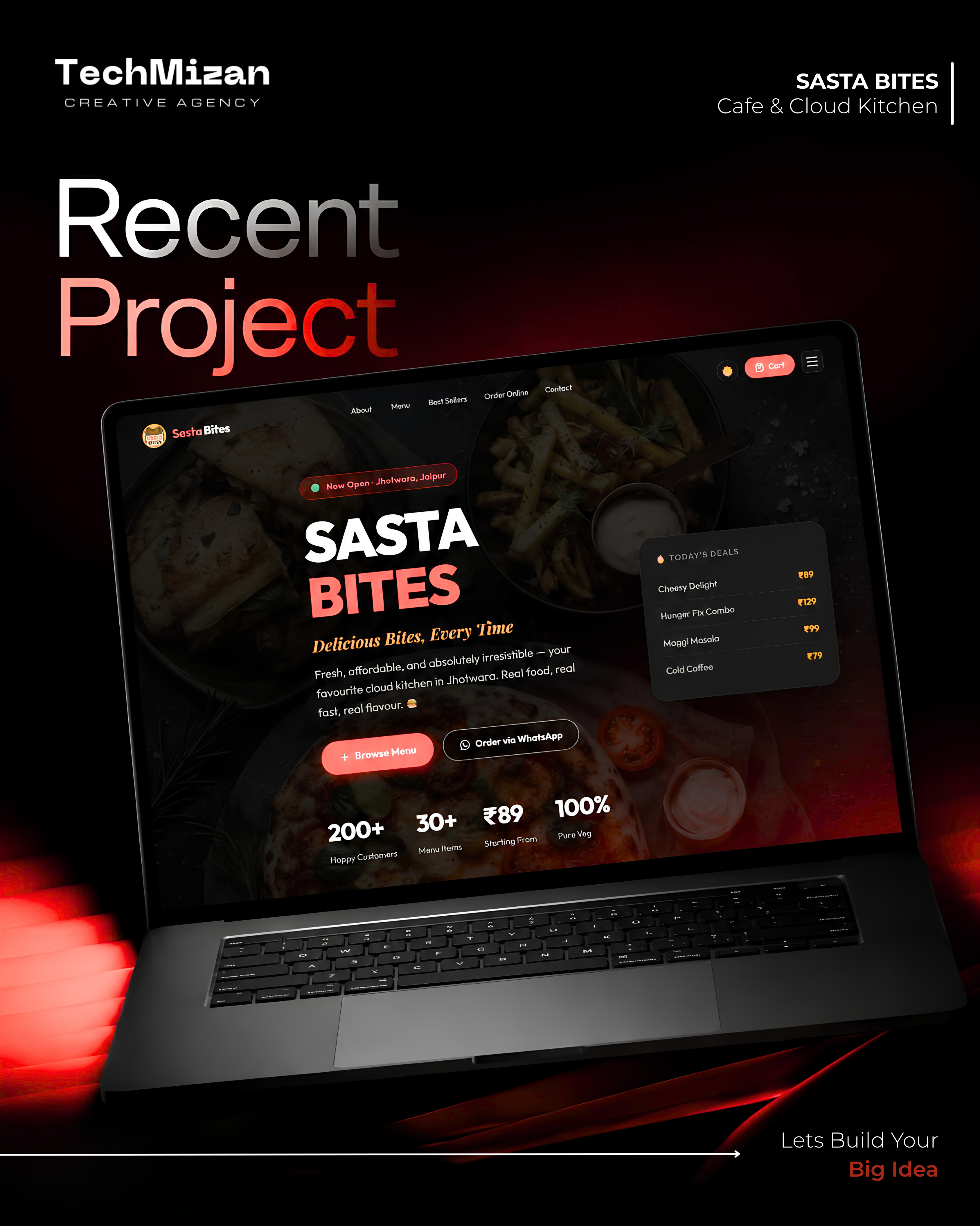 Sasta Bites Website